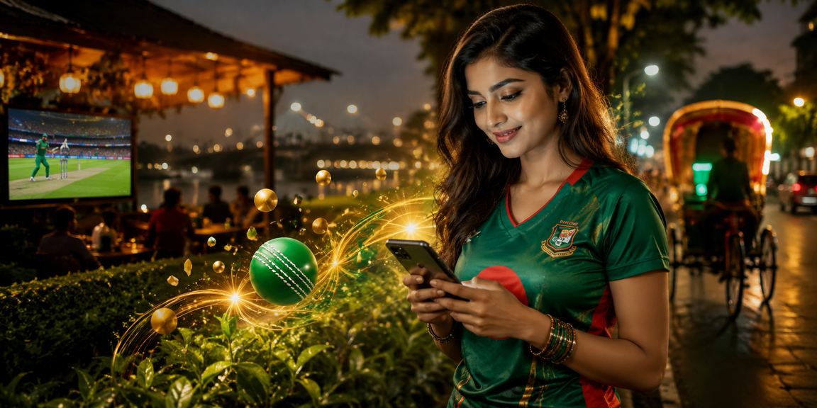 ঢাকার চা বাগানে বসে ক্রিকেট বেটিং উপভোগ করছেন বাংলাদেশি খেলোয়াড়